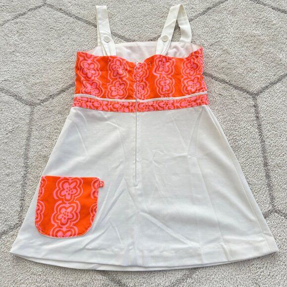 Vintage 60s Handmade Tennis Dress – Preppy Sundress Style, Tenniscore Chic - Picture 3 of 8
